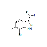 7-Bromo-3-(difluoromethyl)-6-methyl-1H-indazole