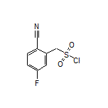 (2-Cyano-5-fluorophenyl)methanesulfonyl Chloride