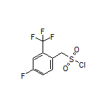 [4-Fluoro-2-(trifluoromethyl)phenyl]methanesulfonyl Chloride