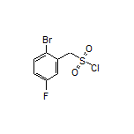 (2-Bromo-5-fluorophenyl)methanesulfonyl Chloride