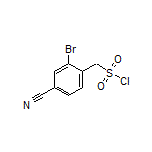 (2-Bromo-4-cyanophenyl)methanesulfonyl Chloride