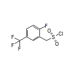 [2-Fluoro-5-(trifluoromethyl)phenyl]methanesulfonyl Chloride