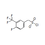 [4-Fluoro-3-(trifluoromethyl)phenyl]methanesulfonyl Chloride