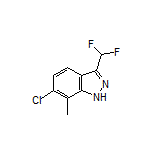 6-Chloro-3-(difluoromethyl)-7-methyl-1H-indazole