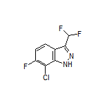 7-Chloro-3-(difluoromethyl)-6-fluoro-1H-indazole