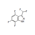 3-(Difluoromethyl)-4,6,7-trifluoro-1H-indazole