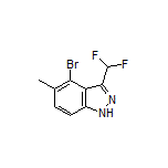 4-Bromo-3-(difluoromethyl)-5-methyl-1H-indazole