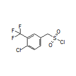 [4-Chloro-3-(trifluoromethyl)phenyl]methanesulfonyl Chloride