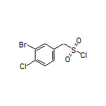 (3-Bromo-4-chlorophenyl)methanesulfonyl Chloride