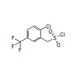 [2-Chloro-5-(trifluoromethyl)phenyl]methanesulfonyl Chloride