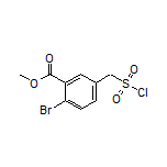 Methyl 2-Bromo-5-[(chlorosulfonyl)methyl]benzoate
