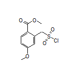 Methyl 2-[(Chlorosulfonyl)methyl]-4-methoxybenzoate