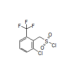[2-Chloro-6-(trifluoromethyl)phenyl]methanesulfonyl Chloride