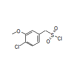 (4-Chloro-3-methoxyphenyl)methanesulfonyl Chloride