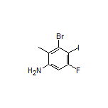3-Bromo-5-fluoro-4-iodo-2-methylaniline