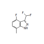 3-(Difluoromethyl)-4-fluoro-7-methyl-1H-indazole