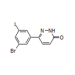 6-(3-Bromo-5-iodophenyl)pyridazin-3(2H)-one