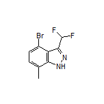 4-Bromo-3-(difluoromethyl)-7-methyl-1H-indazole