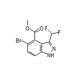Methyl 5-Bromo-3-(difluoromethyl)-1H-indazole-4-carboxylate