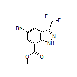 Methyl 5-Bromo-3-(difluoromethyl)-1H-indazole-7-carboxylate
