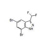 5,7-Dibromo-3-(difluoromethyl)-1H-indazole