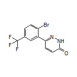 6-[2-Bromo-5-(trifluoromethyl)phenyl]pyridazin-3(2H)-one