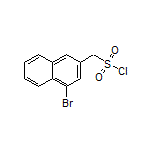 (4-Bromonaphthalen-2-yl)methanesulfonyl Chloride