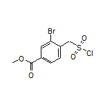 Methyl 3-Bromo-4-[(chlorosulfonyl)methyl]benzoate