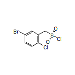 (5-Bromo-2-chlorophenyl)methanesulfonyl Chloride