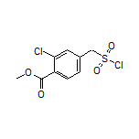 Methyl 2-Chloro-4-[(chlorosulfonyl)methyl]benzoate