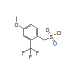 [4-Methoxy-2-(trifluoromethyl)phenyl]methanesulfonyl Chloride