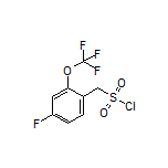 [4-Fluoro-2-(trifluoromethoxy)phenyl]methanesulfonyl Chloride
