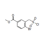 Methyl 4-Bromo-3-[(chlorosulfonyl)methyl]benzoate