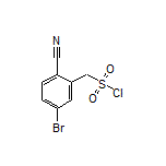(5-Bromo-2-cyanophenyl)methanesulfonyl Chloride