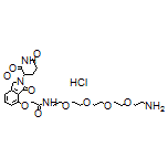 Thalidomide-O-amido-PEG4-C2-NH2 HCl