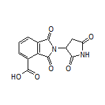 2-(2,5-Dioxo-3-pyrrolidinyl)-1,3-dioxoisoindoline-4-carboxylic Acid