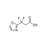 3,3-Difluoro-3-(2-oxazolyl)propanoic Acid