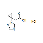 2-[1-(1H-1,2,4-Triazol-1-yl)cyclopropyl]acetic Acid Hydrochloride