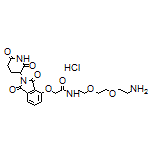 Thalidomide-O-amido-PEG2-C2-NH2 HCl