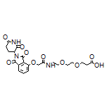 3-[2-[2-[2-[[2-(2,6-Dioxo-3-piperidyl)-1,3-dioxoisoindolin-4-yl]oxy]acetamido]ethoxy]ethoxy]propanoic Acid