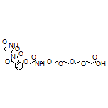 1-[[2-(2,6-Dioxopiperidin-3-yl)-1,3-dioxoisoindolin-4-yl]oxy]-2-oxo-6,9,12,15-tetraoxa-3-azaoctadecan-18-oic Acid