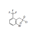 [2-Bromo-6-(trifluoromethyl)phenyl]methanesulfonyl Chloride