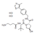 (2S,4R)-1-[(S)-2-(4-Aminobutanamido)-3,3-dimethylbutanoyl]-4-hydroxy-N-[4-(4-methylthiazol-5-yl)benzyl]pyrrolidine-2-carboxamide Dihydrochloride