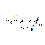 Ethyl 4-Bromo-3-[(chlorosulfonyl)methyl]benzoate