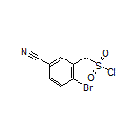 (2-Bromo-5-cyanophenyl)methanesulfonyl Chloride