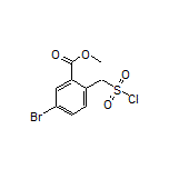Methyl 5-Bromo-2-[(chlorosulfonyl)methyl]benzoate