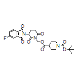 [3-(5-Fluoro-1,3-dioxoisoindolin-2-yl)-2,6-dioxopiperidin-1-yl]methyl 1-Boc-piperidine-4-carboxylate