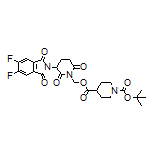 [3-(5,6-Difluoro-1,3-dioxoisoindolin-2-yl)-2,6-dioxo-1-piperidyl]methyl 1-Boc-piperidine-4-carboxylate
