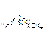 1-[2-[1-[[(1-Boc-piperidine-4-carbonyl)oxy]methyl]-2,6-dioxopiperidin-3-yl]-1,3-dioxoisoindolin-5-yl]piperidine-4-carboxylic Acid
