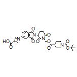 1-[2-[1-[[(1-Boc-piperidine-4-carbonyl)oxy]methyl]-2,6-dioxopiperidin-3-yl]-1,3-dioxoisoindolin-5-yl]azetidine-3-carboxylic Acid